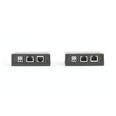 Kit extensor IP y PoE por cable UTP CAT5E hasta 500 mts @ 100 mbps