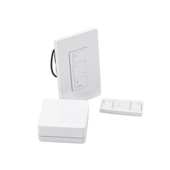 (Caseta Wireless) Kit Hub controlador, atenuador (dimmer), control y tapa.