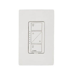 (Caseta Wireless) Atenuador de pared. Aumenta/Disminuye Intensidad de Iluminación. No requiere cable neutro. 150W LED / 600W INC/HAL