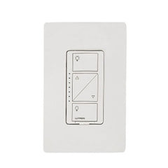 (Caseta Wireless) Atenuador de pared. Aumenta/Disminuye Intensidad de Iluminación. No requiere cable neutro. 150W LED / 600W INC/HAL