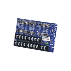 Tablero distribuidor de voltaje, 8 salidas con fusible de protección. Para uso con Fuentes de poder ALTRONIX.