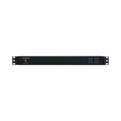 PDU Básico Para Distribución de Energía, Con 8 Tomas NEMA 5-15R Traseras y 2 Tomas 5-15R Frontales, 1UR, 15 Amp, 120 Vca
