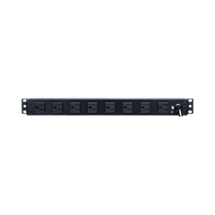 PDU Básico Para Distribución de Energía, Con 8 Tomas NEMA 5-15R Traseras y 2 Tomas 5-15R Frontales, 1UR, 15 Amp, 120 Vca