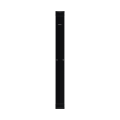 Organizador Vertical PatchRunner™ Mejorado, Doble (Frontal y Posterior), Para Rack Abierto de 45 Unidades, 12in de Ancho, Color Negro