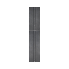 Tapa Final de Fila, Para Organizador Vertical PE2V PatchRunner™ 2, de 45 UR, Color Negro
