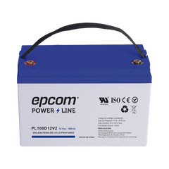 Batería de respaldo 12 V 100 Ah AGM | Certificada UL94-HB Retardo a la flama básica | Ciclo profundo | Para uso en aplicaciones fotovoltaicas y de emergencia | Terminales T4