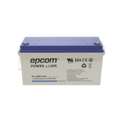 Batería de respaldo 12 V 150 Ah AGM | Certificada UL94-HB Retardo a la flama básica | Ciclo profundo | Para uso en aplicaciones fotovoltaicas y de emergencia | Terminales T5