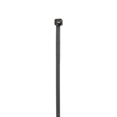 Cincho de Nylon 6.6, de 203mm largo x 3.6mm ancho, Color Negro. Paquete de 1000 Piezas
