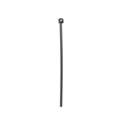 Cincho de Nylon 6.6 de Bloqueo, 203 mm largo x 2.5mm ancho, Color Negro, Exterior Resistente a Rayos UV, Paquete de 100pz