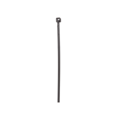 Cincho de Nylon 6.6 de Bloqueo, 203 mm largo x 2.5mm ancho, Color Negro, Exterior Resistente a Rayos UV, Paquete de 100pz