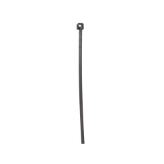 Cincho de Nylon 6.6 de Bloqueo, 203 mm largo x 2.5mm ancho, Color Negro, Exterior Resistente a Rayos UV, Paquete de 100pz