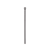 Cincho de Nylon 6.6 de Bloqueo, 203 mm largo x 2.5mm ancho, Color Negro, Exterior Resistente a Rayos UV, Paquete de 100pz