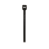 Cincho de Nylon 6.6 de Bloqueo, 203 mm largo x 2.5mm ancho, Color Negro, Exterior Resistente a Rayos UV, Paquete de 1000pz