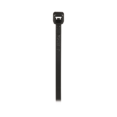 Cincho de Nylon 6.6 de Bloqueo, 203 mm largo x 2.5mm ancho, Color Negro, Exterior Resistente a Rayos UV, Paquete de 1000pz