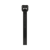 Cincho de Nylon 6.6 de Bloqueo, 188 mm largo x 4.8mm ancho, Color Negro, Exterior Resistente a Rayos UV, Paquete de 1000pz
