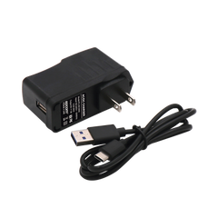 Adaptador de pared de 5 Vcc, @ 3 A con micro-USB tipo C