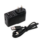 Adaptador de pared de 5 Vcc, @ 3 A con micro-USB tipo C