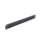 Tapa Ciega para Rack de 19in, Tipo Cepillo de Nylon, para Paso de Cables y Mejor Manejo Térmico, Color Negro, 1UR