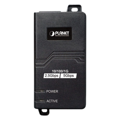 Inyector PoE 802.3 af/at, Hasta 30 W, con Puertos de 10/100/1000Mbps/ 2.5 Gbps/5 Gbps