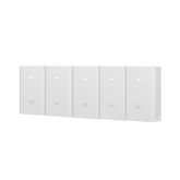 5 Unidades del Adaptador PoE Ubiquiti de 24 VDC, 1.0 A con puerto Gigabit, color blanco