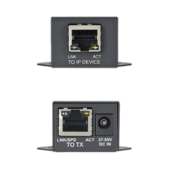 Receptor PoE/PoE+ Para Uso con Transmisor POEXTX1, Hasta 610 Metros (2000 ft) con Cable Cat5e o Cat6, 10/100Mbps