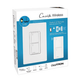(Caseta Wireless) Kit, Apagador, base para empotrar en pared el control remoto PICO, tapa, ideal para el control de iluminación,.