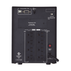 UPS de 1500 VA/1500 W, Topología Línea Interactiva, Entrada 120 Vca NEMA 5-15P, Onda Senoidal Pura, Mini Torre, Con 8 Tomas NEMA 5-15R