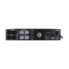 UPS de 1500 VA/1500 W, Topología Línea Interactiva, Entrada 120 Vca NEMA 5-15P, Onda Senoidal Pura, Torre o Rack 2 UR, Con 8 Tomas NEMA 5-15R