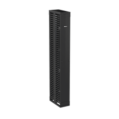 Organizador Vertical PatchRunner™, Doble (Frontal y Posterior), Para Rack Abierto de 45 Unidades, 10in de Ancho, Color Negro