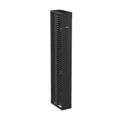 Organizador Vertical PatchRunner™, Doble (Frontal y Posterior), Para Rack Abierto de 45 Unidades, 10in de Ancho, Color Negro