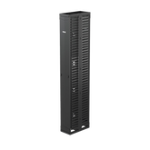 Organizador Vertical PatchRunner™, Doble (Frontal y Posterior), Para Rack Abierto de 45 Unidades, 10in de Ancho, Color Negro