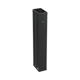 Organizador Vertical PatchRunner™, Doble (Frontal y Posterior), Para Rack Abierto de 45 Unidades, 12in de Ancho, Color Negro