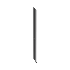 Tapa Final de Fila, Para Organizador Vertical PR2V PatchRunner™ 2, de 45 UR, Color Negro