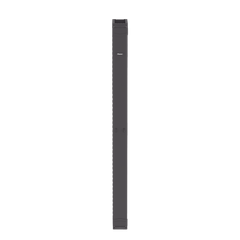 Organizador Vertical PatchRunner™, Sencillo (Solo Frontal), Para Rack Abierto de 45 Unidades, 6 in de Ancho, Color Negro