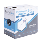 Cable para audio profesional de 2 conductores calibre 18 para aplicaciones de audio y automatización bobina de 152 m
