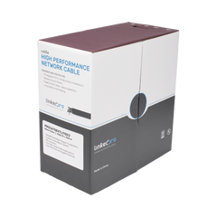 Bobina de Cable UTP 305 Metros (1000 Pies), Cat5e con Doble Forro, para Exterior, Climas Extremos, Color Negro