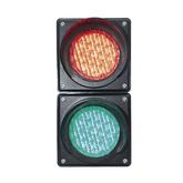 Semáforo / Señalización Rojo y Verde / Diametro 100mm / LED / 110vca.