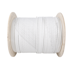 Bobina de Cable Blindado S/FTP de 4 pares, Cat7, Inmune a Ruido e Interferencias, LSZH (Bajo humo, Cero Halógenos), Color Blanco, Bobina de 500 m