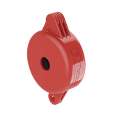 Dispositivo de Bloqueo LOTO para Válvulas de Compuerta, para Diámetros de 1" a 3", Color Rojo