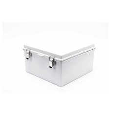 Gabinete de Plástico ABS, Uso en Intemperie ip66 (300 x 300 x 180 mm) Cierre por Broche Inoxidable y Permite Cerrado con Candado y Llave (Perno 5mm) No Incluido