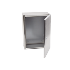 Gabinete de Acero Inoxidable IP66 Uso en Intemperie (300 x 400 x 200 mm) con Placa Interna Galvanizada.