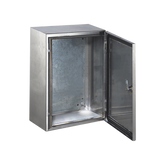 Gabinete de Acero Inoxidable IP66 Uso en Intemperie (300 x 400 x 200 mm) con Placa Interna Galvanizada.