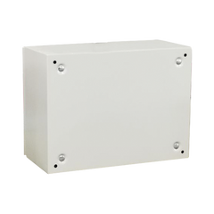 Gabinete de Acero IP66 Uso en Intemperie (400 x 300 x 300 mm) con Placa Trasera Interior Metálica y Compuerta Inferior Atornillable (Incluye Chapa y Llave T). Ideal para Centros de Carga y Tableros de Control.