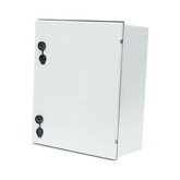 Gabinete de Poliéster IP65 Uso en Intemperie (400 x 500 x 200 mm) con Placa Trasera Interior de Plástico (Incluye Chapa y Llave).