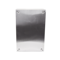 Gabinete de Acero Inoxidable IP66 Uso en Intemperie (400 x 600 x 250 mm) con Placa Interna Galvanizada.