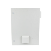 Gabinete Ventilado de Acero IP55 Uso en Exterior (600 x 800 x 300 mm) con Placa Trasera Interior Metálica y Compuerta Inferior Atornillable. Incluye Ventilador, Ventilas, filtros, Chapas y Llave T.