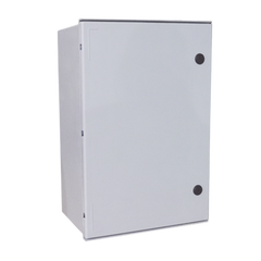 Gabinete de Poliéster IP55 Uso en Exterior (800 x 1000 x 300 mm) con Placa Trasera Interior de Plástico (Incluye Chapa y Llave).