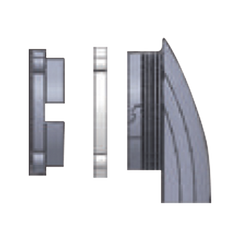 Ventila de 60 mm para Respiración de Gabinetes Sellados tipo NEMA/IP. Compatible con ventilador de 60 mm.