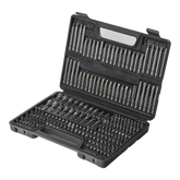 Juego de 208 Puntas para Taladro Entrada Hexagonal 1/4". Incluye Estuche.