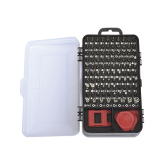Juego de Reparación de Pantallas o Dispositivos Electrónicos de Uso Fino con 115 piezas con Estuche de Almacenaje.
